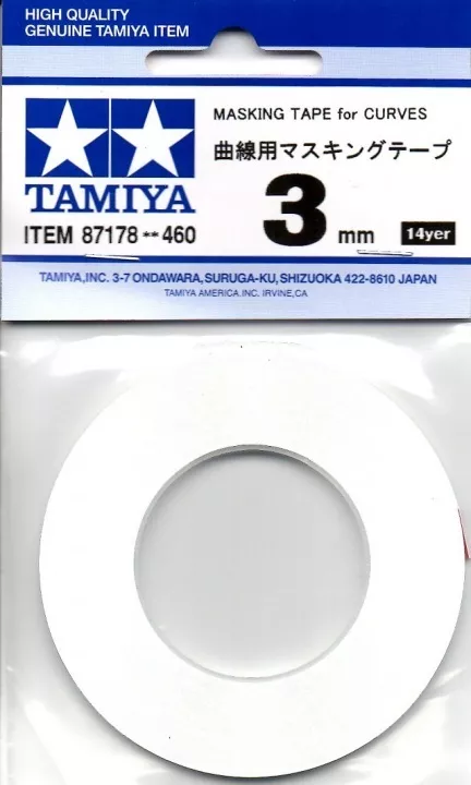 Tamiya - Masking Tape for Curves (3mm w